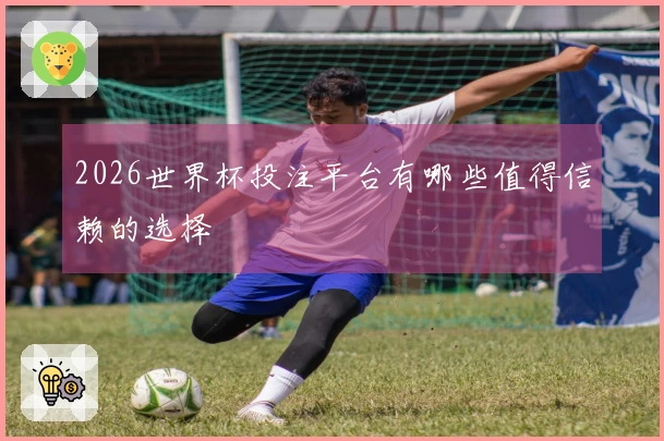 2026世界杯投注平台有哪些值得信赖的选择